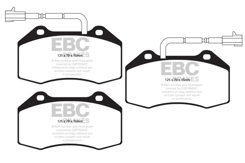 EBC - Front Yellowstuff Pad PN DP42021/2R
