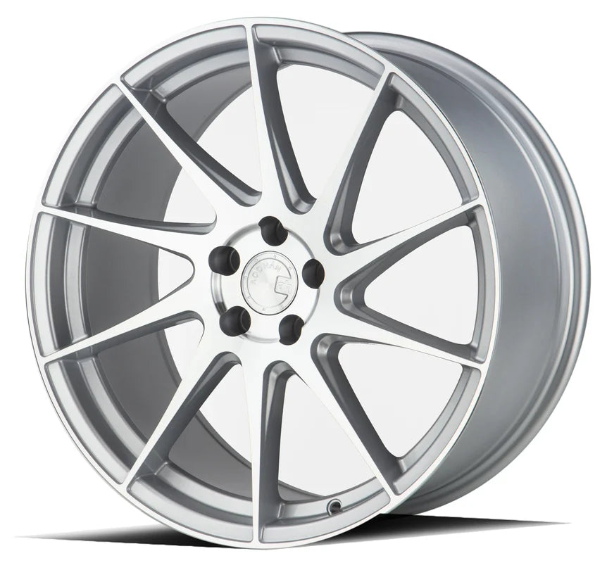 Aodhan AH09 18" 5x100 (Passenger Side) Gloss Silver Machined Face
