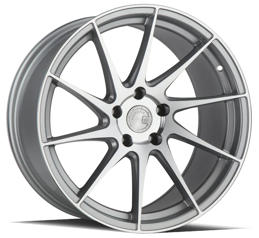 Aodhan AH09 18" 5x100 (Driver Side) Gloss Silver Machined Face