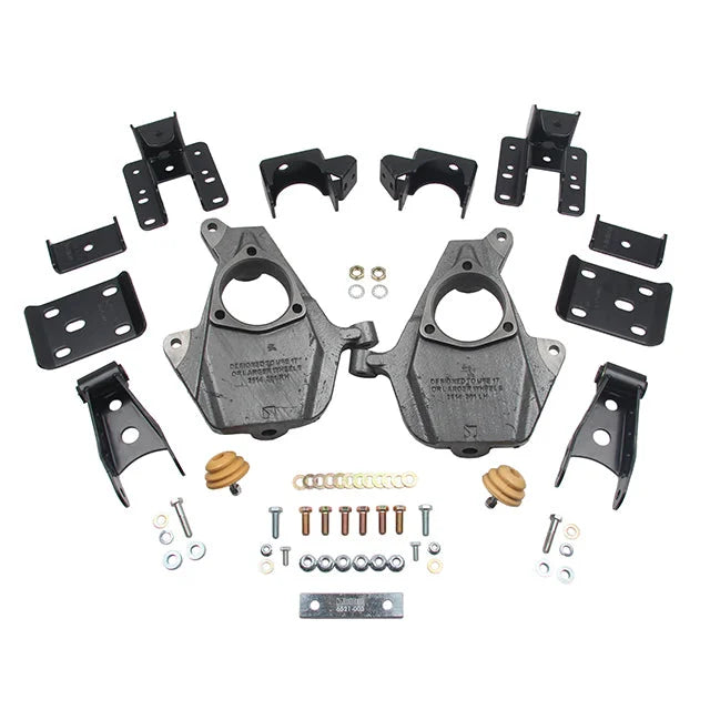 BELLTECH 1012 LOWERING KITS Front And Rear Complete Kit W/O Shocks 2016.5-2018 Chevrolet Silverado/Sierra STD CAB 2WD 3-4F/5-6R