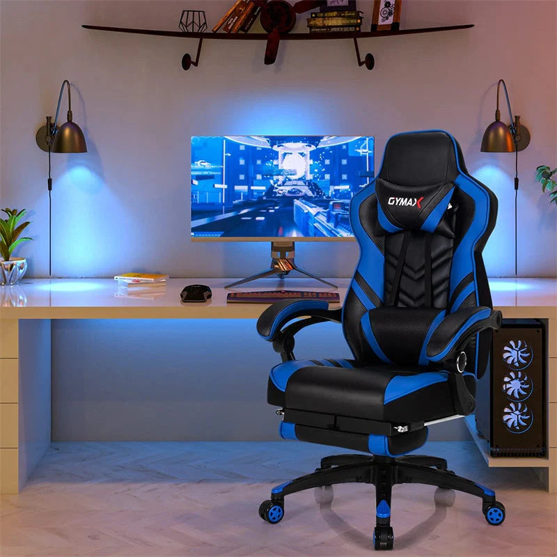 Ergonomic Gaming Chair Recliner with Footrest, Linkage Armrests & Lumbar Support - Product image 13