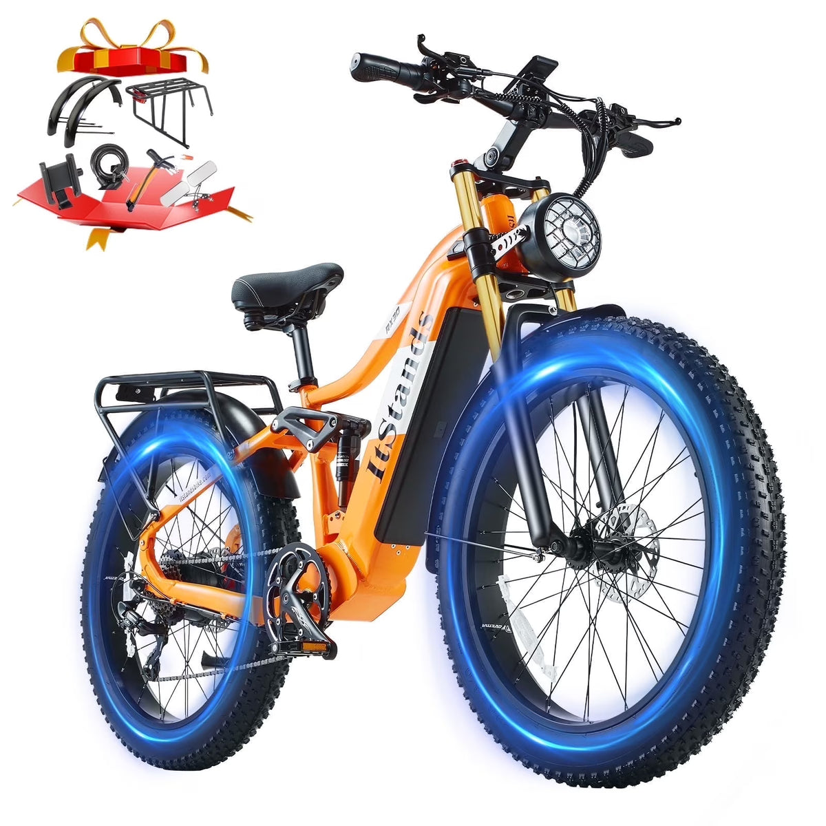 Electric Bike for Adults 26'', 1000W E - Mountain Bike 48V 30/20ah UL2849 Removable Battery - Product image 5