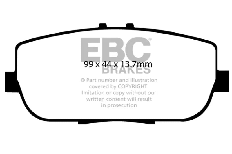 EBC - Rear Greenstuff Pad PN DP21775