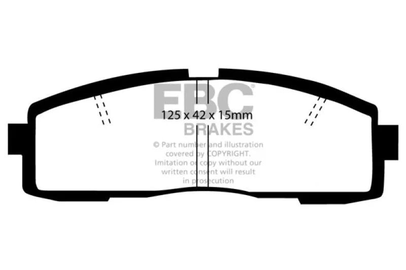 EBC - Rear Redstuff Pad PN DP3608/2C