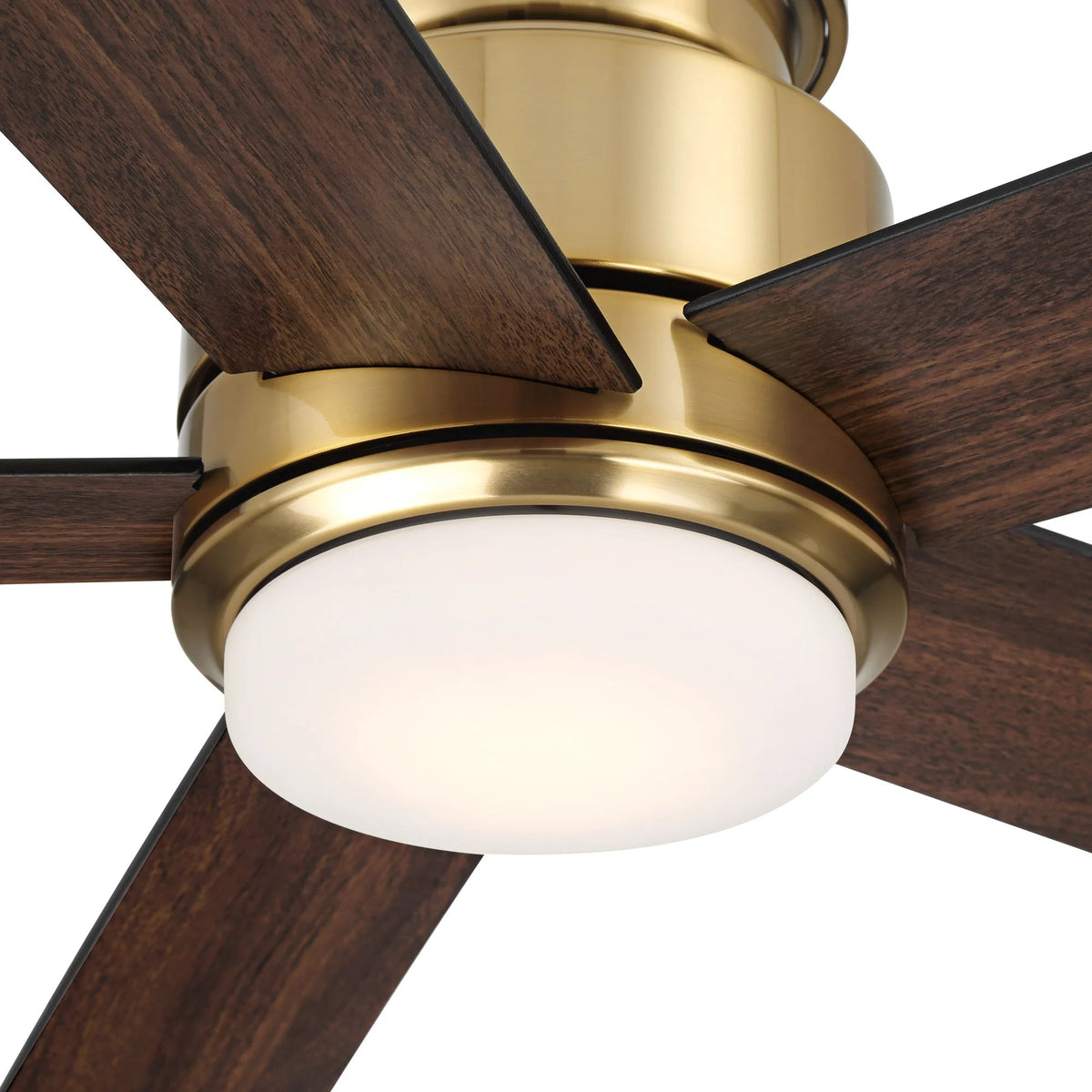 Casa Vieja 52" Grand Palm Indoor Outdoor Ceiling Fan 5 Blade LED Light Remote Control Soft Brass Finish - Product image 3