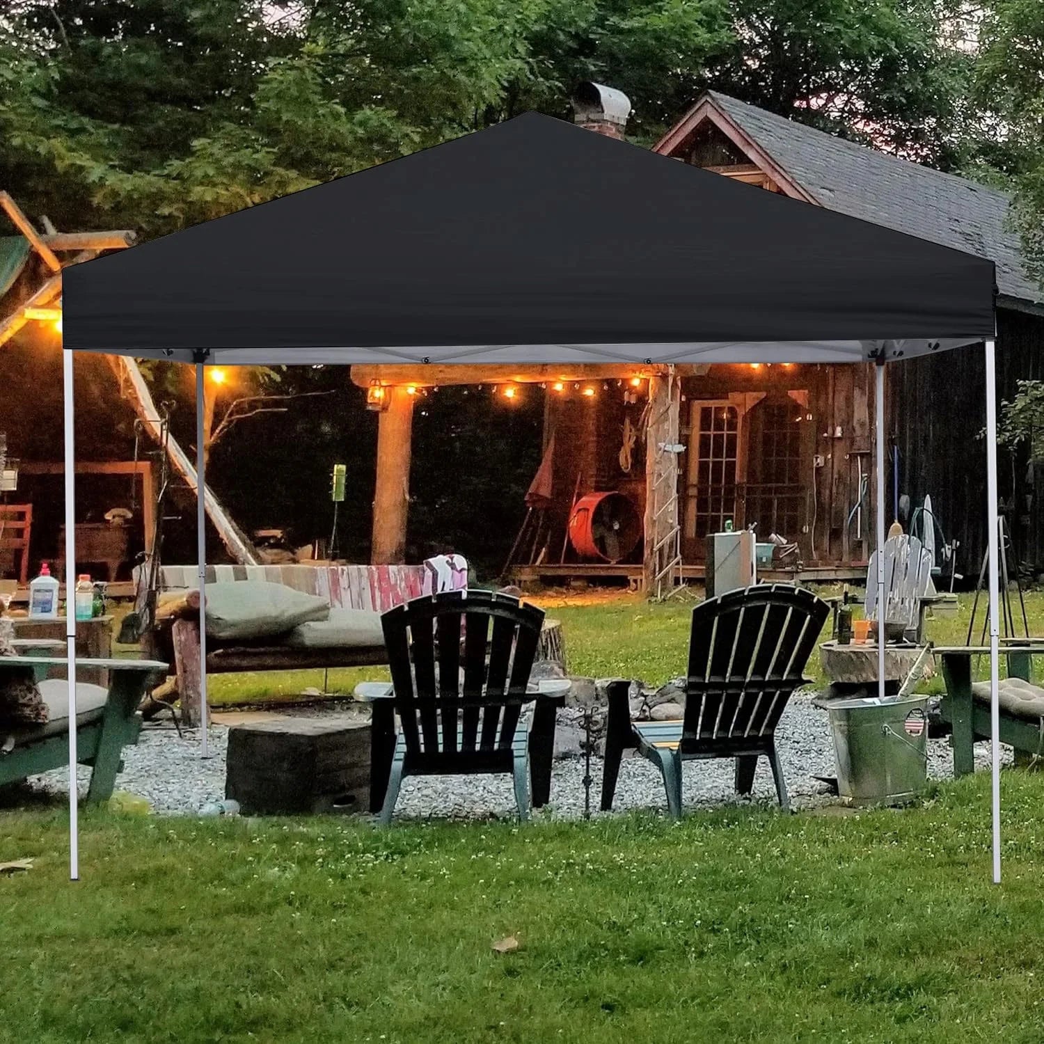 GVDV Canopy Tent, 10x10 Ft Easy Pop up Outdoor Canopy Tent, Portable Straight Leg Gazebo Instant Canopy - Product image 41