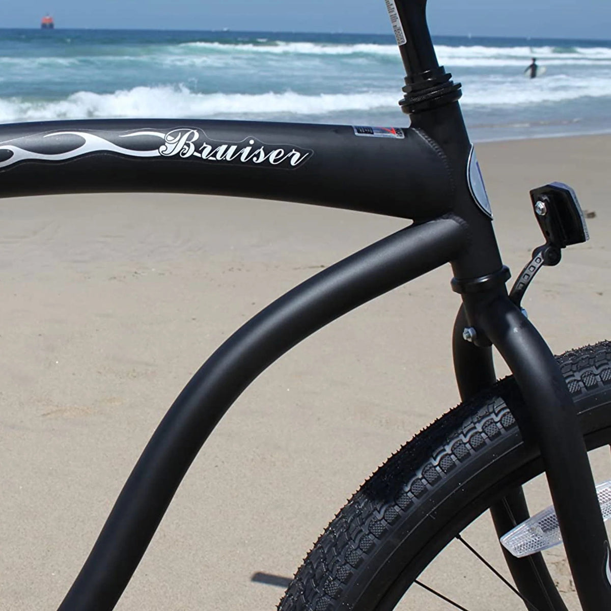 Firmstrong Bruiser Single Speed Men'S 26 in Beach Cruiser Bike, Black - Product image 3