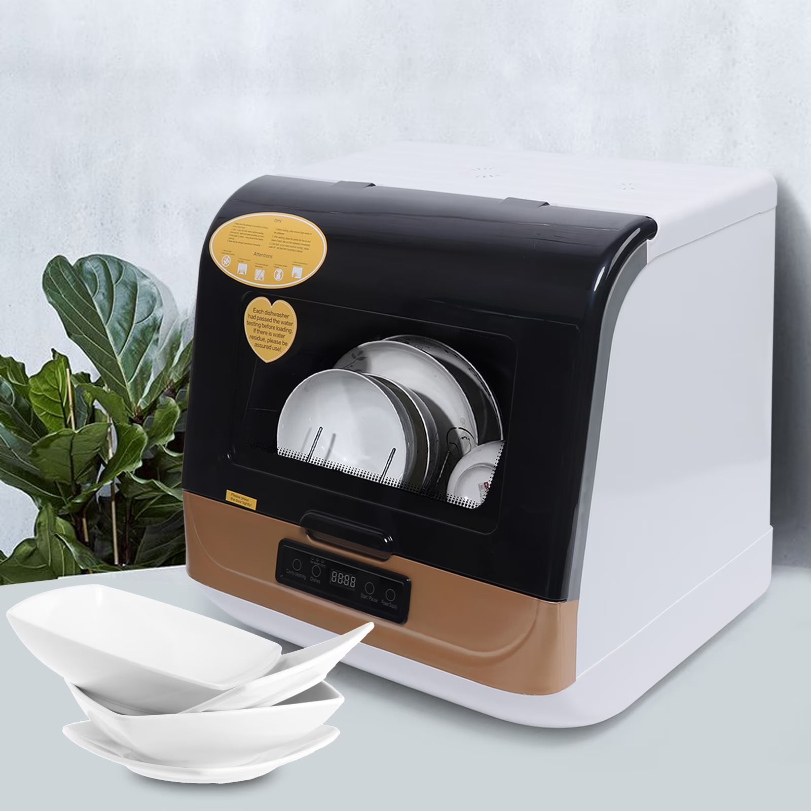 Autrinix Portable Dishwasher with 99.9% Sterilization, 3 Wash Modes & Water - Saving Function - Product image 1