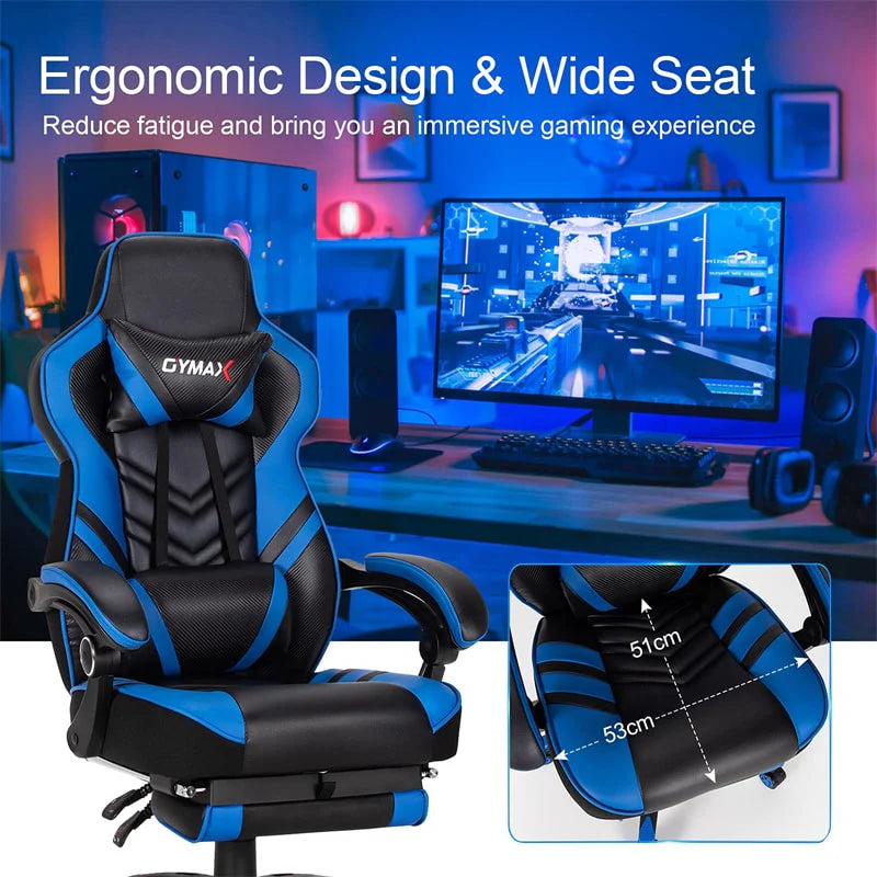 Ergonomic Gaming Chair Recliner with Footrest, Linkage Armrests & Lumbar Support - Product image 21