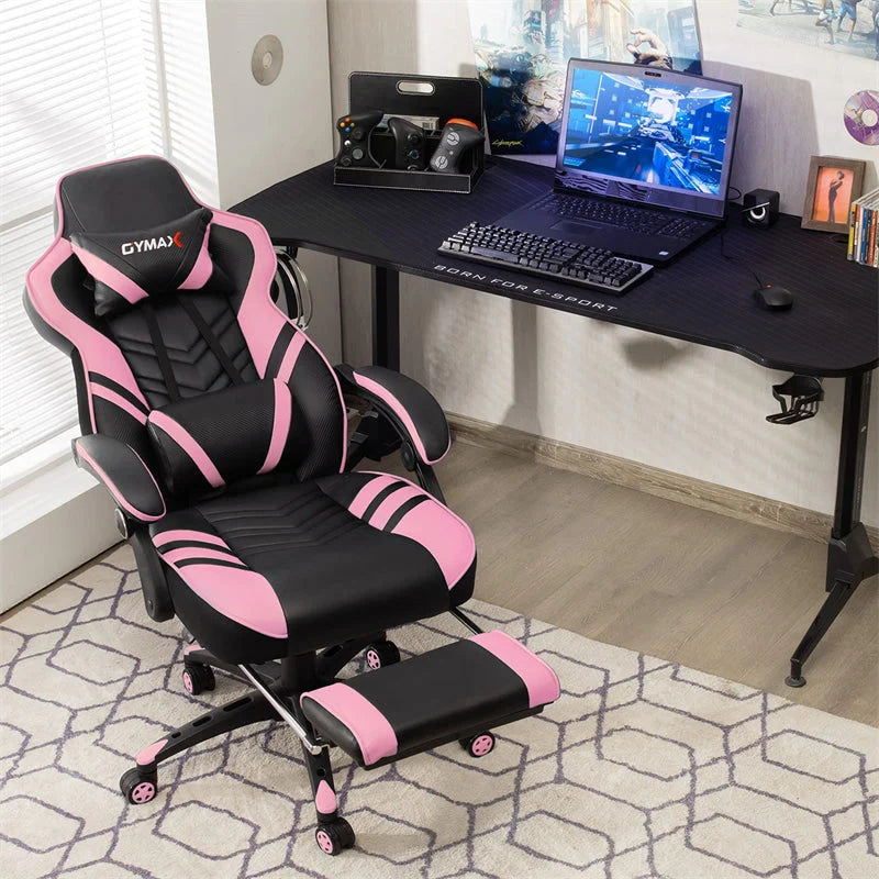 Ergonomic Gaming Chair Recliner with Footrest, Linkage Armrests & Lumbar Support - Product image 59