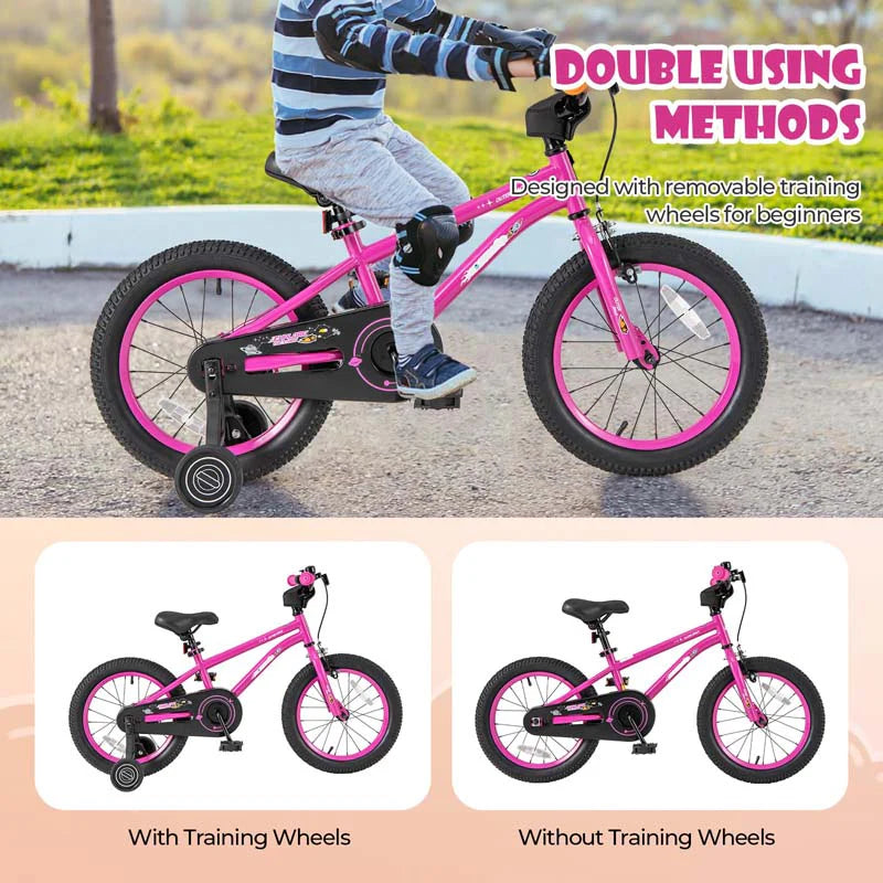 16" Kids Bike for 4-7 Years Old Girls Boys Sport Bicycle with Adjustable Saddle, Training Wheels - Product image 12