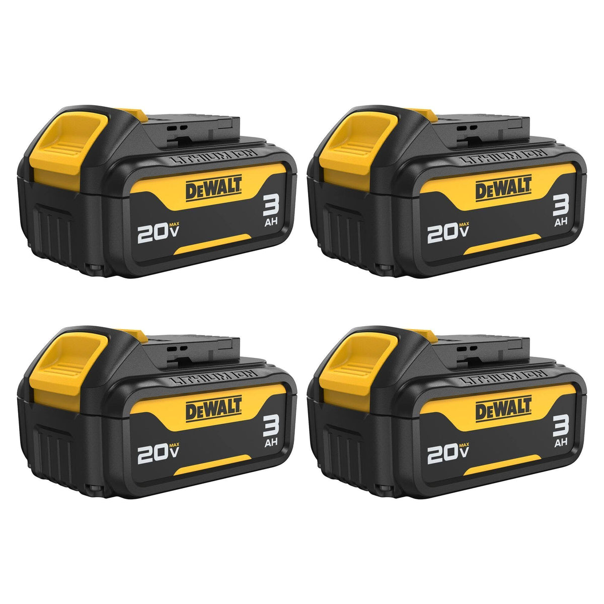 DeWalt 20V Max 3.0Ah Battery - DCB200-4 - 4 Pack - Product image 1