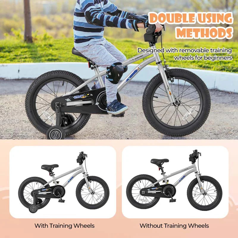 16" Kids Bike for 4-7 Years Old Girls Boys Sport Bicycle with Adjustable Saddle, Training Wheels - Product image 30