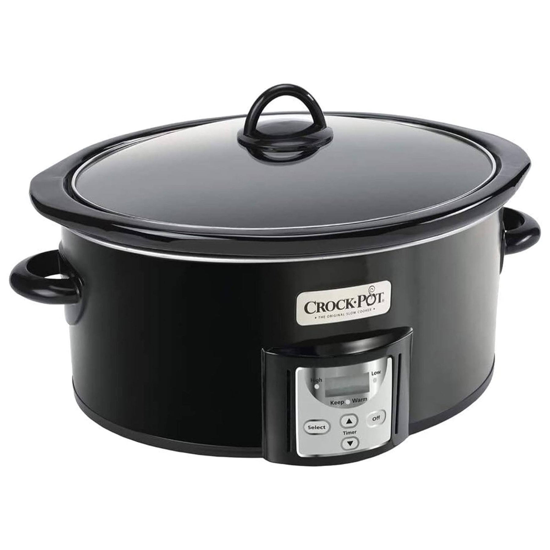 Crock-pot 4 Quart Digital Count Down Food Slow Cooker Kitchen Appliance, Black - Product image 1