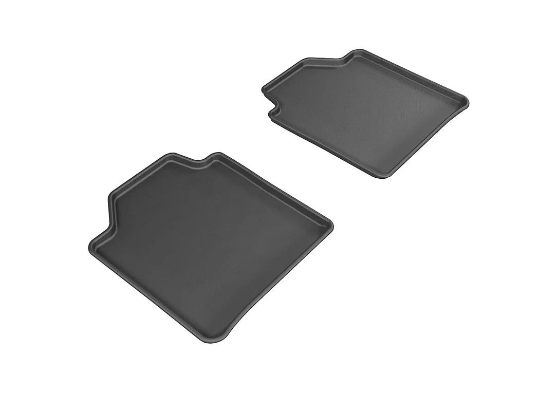3D MAXpider L1BM04821509 - 2013-2019 BMW 3 Series Gran Turismo F34 Kagu 2nd Row Floormats - Black