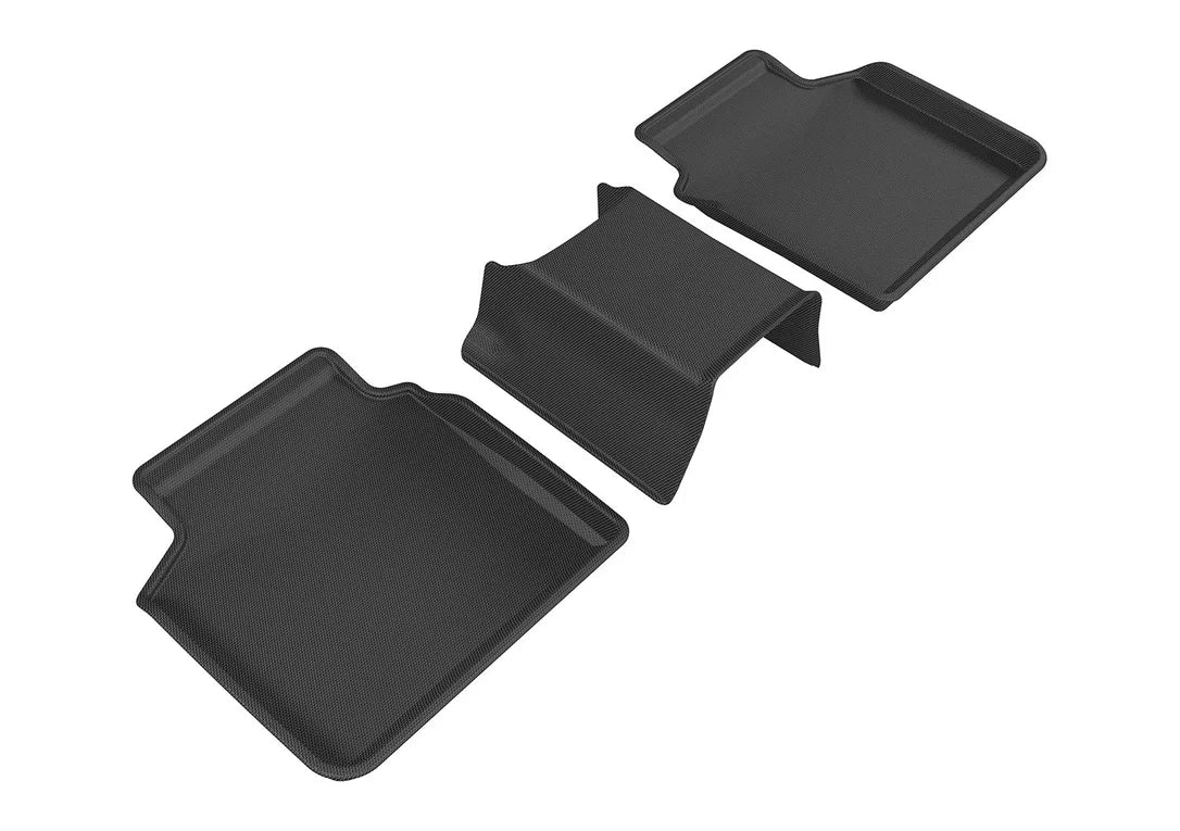 3D MAXpider L1BM07621509 - 2016-2020 BMW 7 Series Kagu 2nd Row Floormats - Black
